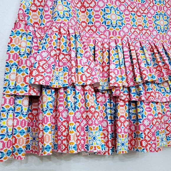 Lucky In Love Women's Pleated Scallop Tennis Pickleball Layered Skort - X-Large - Picture 2 of 13